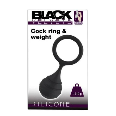 Cock ring & weight - Péniszgyűrű nehéz golyóval