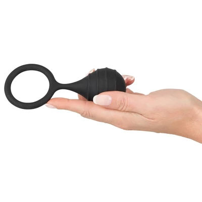 Cock ring & weight - Péniszgyűrű nehéz golyóval