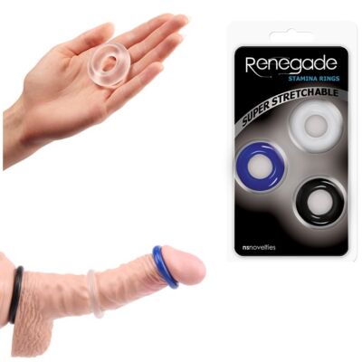 Renegade Penis Rings - 3 db péniszgyűrű