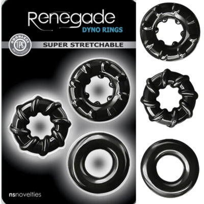Renegade Dyno Penis Rings - 3 db péniszgyűrű