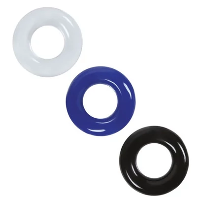Ring set - 3 színű, 3 db-os péniszgyűrű szett