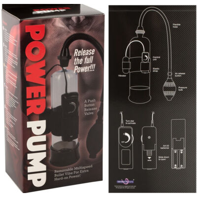 Power Pump - Péniszpumpa vibrátorral
