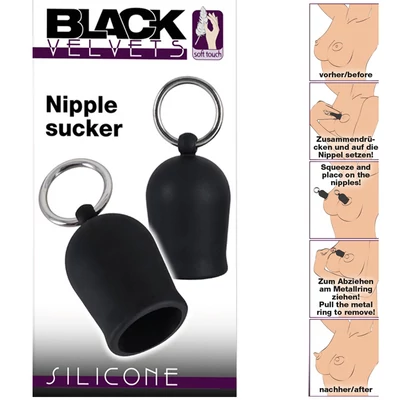 Nipple sucker - Szikonból készült mellbimbó pumpa