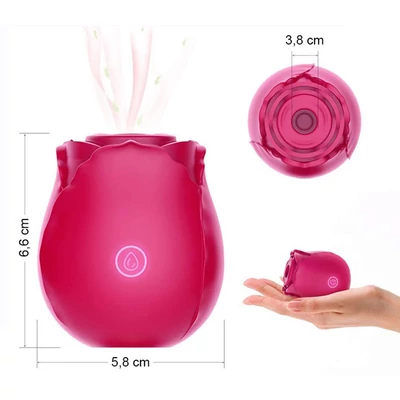 Rose Massager - Vibráló csikló szívogató (Womanizer helyett)