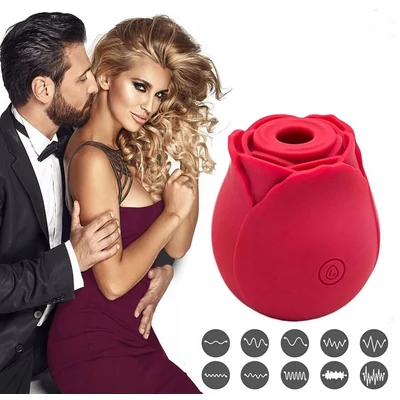 Rose Massager - Vibráló csikló szívogató (Womanizer helyett)
