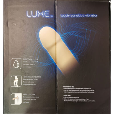 Luxe touch-sensitive vibrator - Akkus, 10 funkciós letapasztható vibrátor
