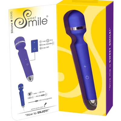 Sweet Smile - USB-ről tölthető, 20 cm-es masszírozó