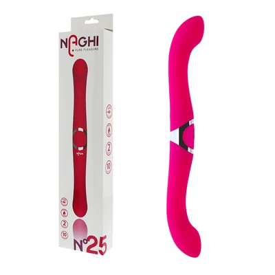 Naghi No.25 Rechargeable Double Vibe - Szilikon dupla vibrátor