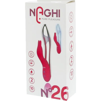 Naghi No 26 - Világító, csikló-karos USB töltős vibrátor