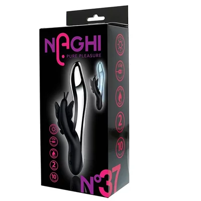 Naghi No 37 - Világító, csikló-karos USB töltős vibrátor