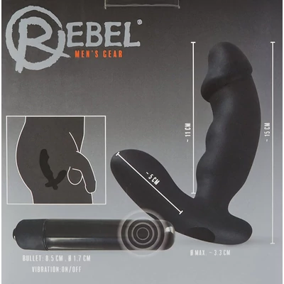 Rebel - Prosztata masszírozó ceruza elemmel