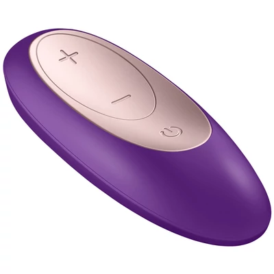 Satisfyer Double Plus Remote - Távirányítható párvibrátor