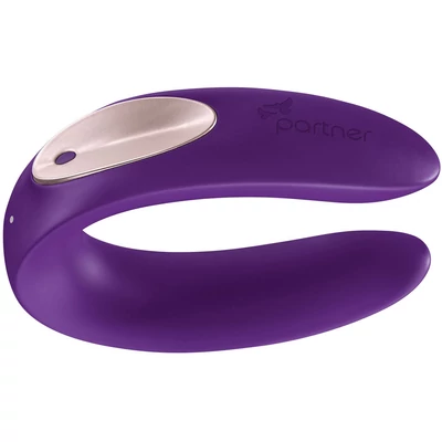 Satisfyer Double Plus Remote - Távirányítható párvibrátor