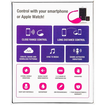 Lush by LOVENSE - Telefonos app-al irányítható hüvelytojás
