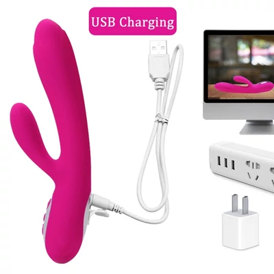 Melegítő, csikló-karos, USB töltős vibrátor